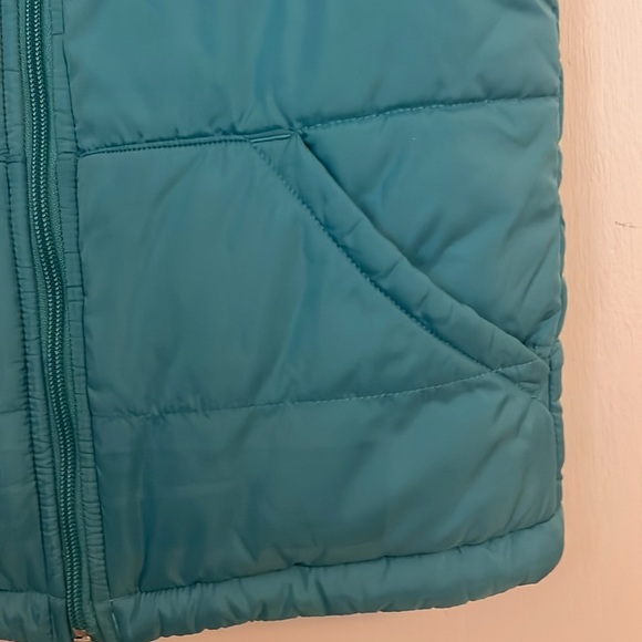Columbia Puffer Vest Turquoise Small - Picture 3 of 6